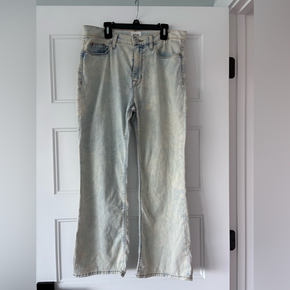Hudson Jeans Blair high rise boot cut crop size 29 Glendora wash